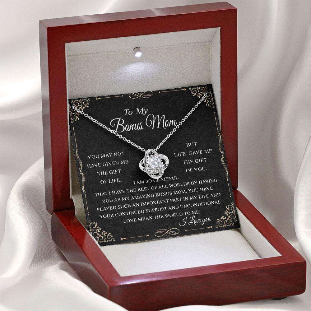 Mother-In-Law Necklace, Gift For Bonus Mom, Necklace For Mother In Law, Stepmom Gift, Gift From Stepdaughter Or Stepson Custom Necklace Gifts For Daughter Rakva