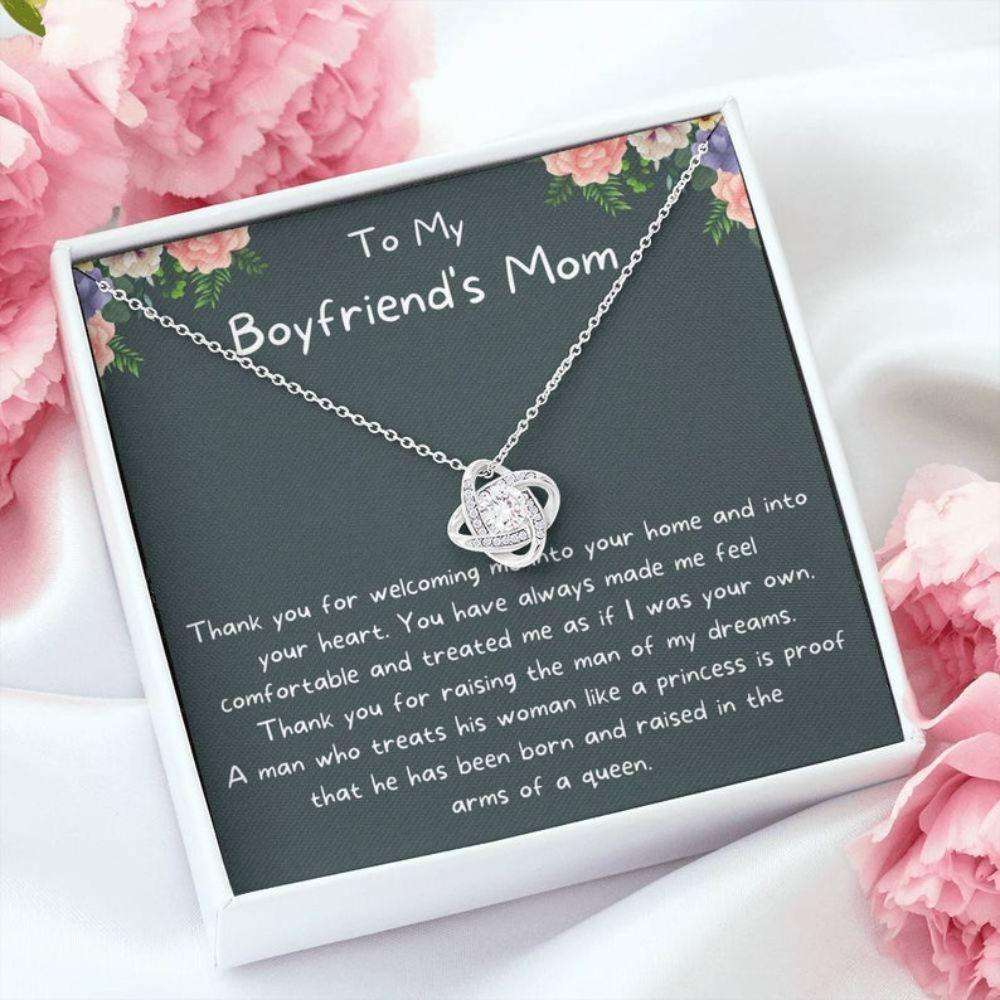 Mother-In-Law Necklace, Gift For Boyfriend’S Mom, Boyfriend’S Mom Gift, Boyfriends Mom Birthday Mother’S Day Necklace Gifts for Mother (Mom) Rakva