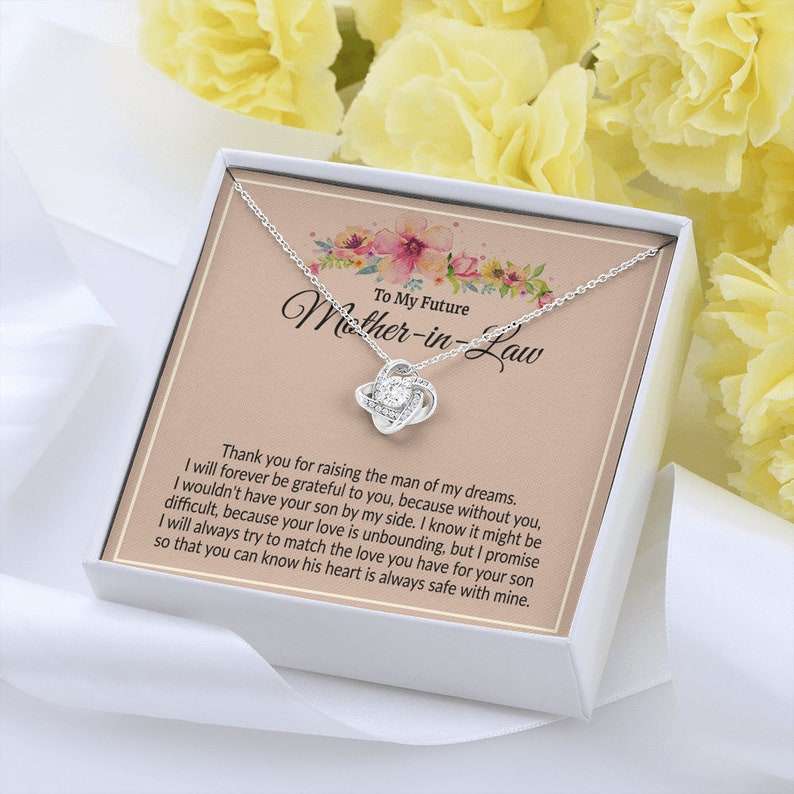 Mother-In-Law Necklace, Gift For Future Mother-In-Law, To My Future Mother In Law Gift For Christmas, Gift For Boyfriend’S Mom Gifts for Mother In Law Rakva