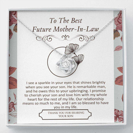 Mother-In-Law Necklace, Gift For Mother-In-Law, Mother Of The Groom Gift, To My Future Mom-In-Law Necklace Gifts for Mother (Mom) Rakva