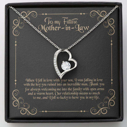 Mother-In-Law Necklace, Gift For Mother-In-Law, Mother Of The Groom Gift, To My Future Mom-In-Law Necklace Gifts for Mother (Mom) Rakva