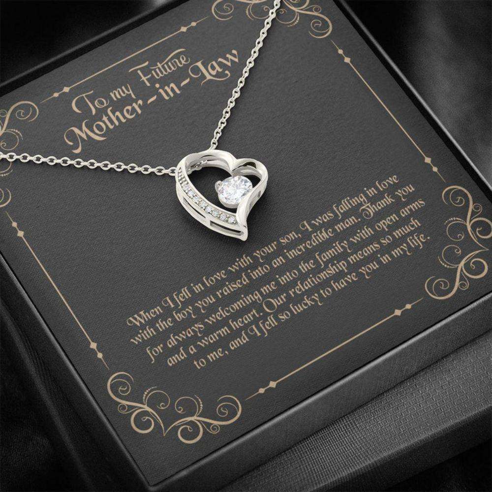 Mother-In-Law Necklace, Gift For Mother-In-Law, Mother Of The Groom Gift, To My Future Mom-In-Law Necklace Gifts for Mother (Mom) Rakva