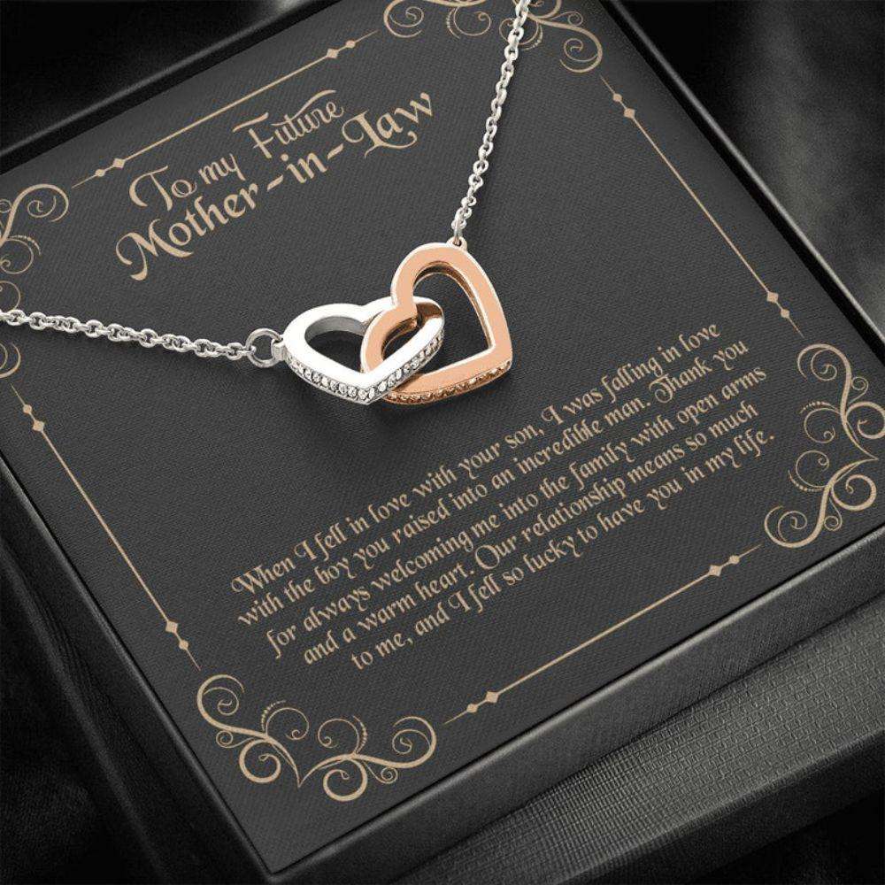 Mother-In-Law Necklace, Gift For Mother-In-Law, Mother Of The Groom Gift, To My Future Mom-In-Law Necklace Gifts for Mother (Mom) Rakva