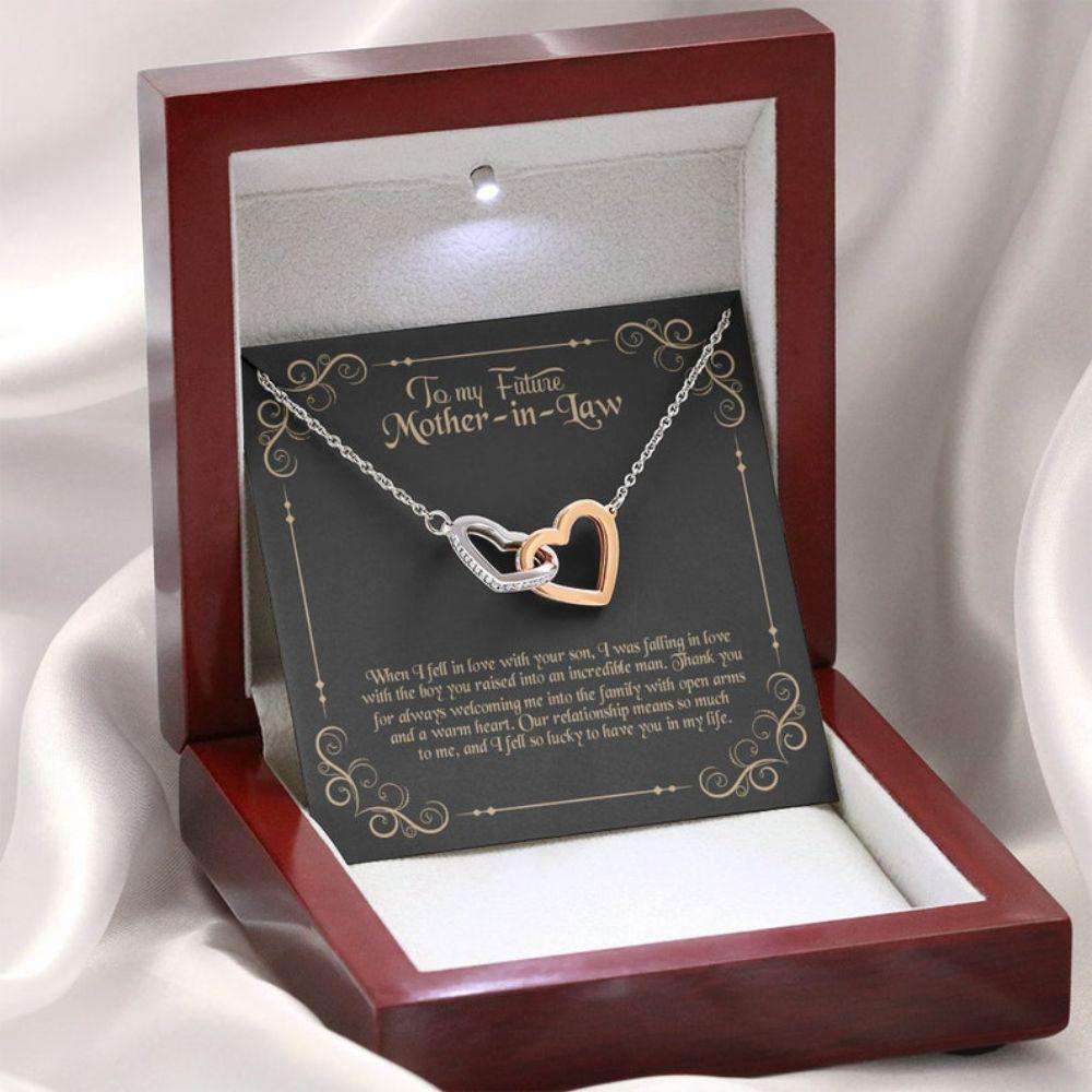 Mother-In-Law Necklace, Gift For Mother-In-Law, Mother Of The Groom Gift, To My Future Mom-In-Law Necklace Gifts for Mother (Mom) Rakva