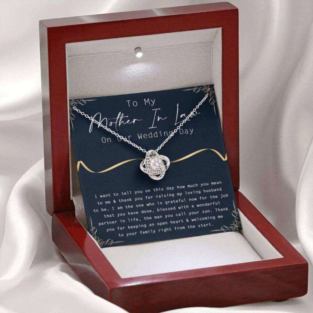 Mother-In-Law Necklace, Gift For Mother In Law, Necklace For Mother In Law On Our Wedding Day, Mother Of The Groom Gift Gifts for Mother In Law Rakva