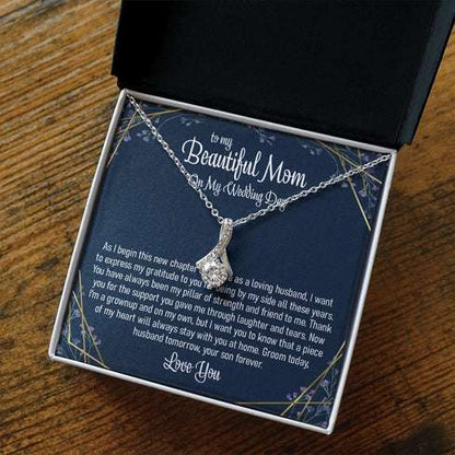 Mother-In-Law Necklace, Gift For The Mother Of The Groom Alluring Necklace From Son Meaningful Gift From Groom To His Mother Gifts for Mother In Law Rakva