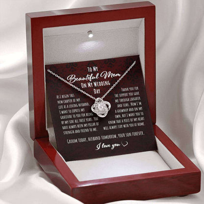 Mother-In-Law Necklace, Gift For The Mother Of The Groom From Son On Wedding Day Gifts for Mother (Mom) Rakva