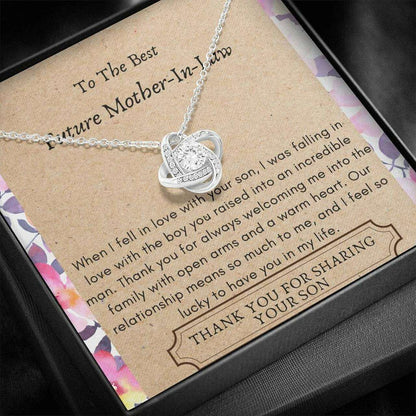 Mother-In-Law Necklace, Gift To Mother-In-Law Necklace From Daugter In Law Thank You For Sharing Your Son Gifts for Mother In Law Rakva