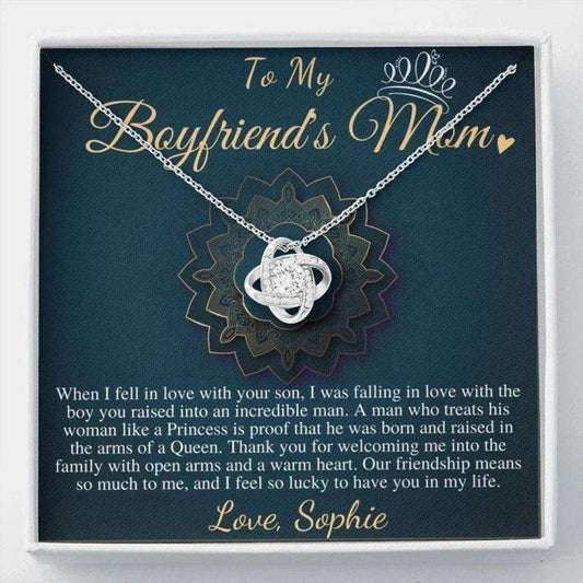 Mother-In-Law Necklace, Gifts For Boyfriends Mom, Boyfriends Mom Birthday Necklace, Boyfriends Mom Necklace, Christmas Necklace Gifts for Mother In Law Rakva