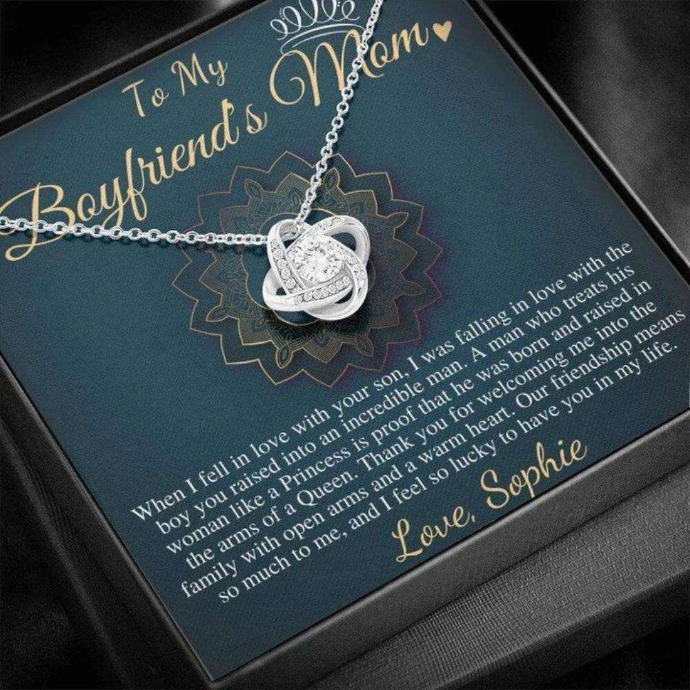 Mother-In-Law Necklace, Gifts For Boyfriends Mom, Boyfriends Mom Birthday Necklace, Boyfriends Mom Necklace, Christmas Necklace Gifts for Mother In Law Rakva