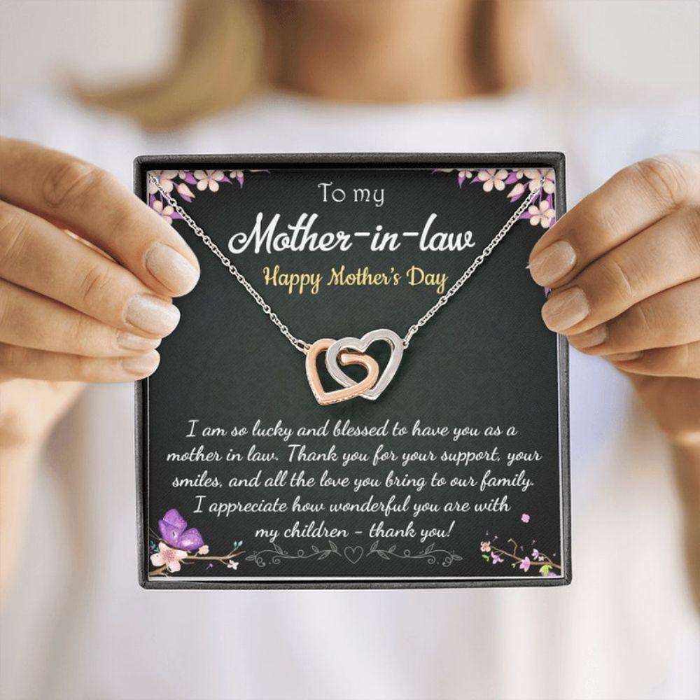 Mother-In-Law Necklace, Happy Mother’S Day Gift To Mother-In-Law, Mother’S Day Gift, Mom Gift From Bride Gifts for Mother (Mom) Rakva