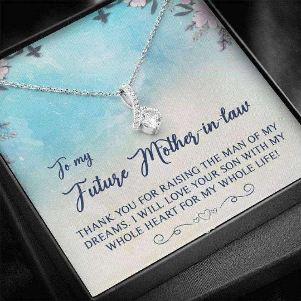 Mother In Law Necklace, Love Your Son With My Whole Heart Alluring Beauty Necklace Gift For Mother In Law Gifts for Mother In Law Rakva