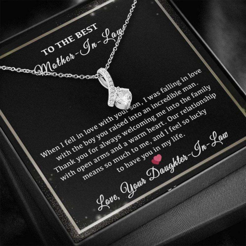 Mother-In-Law Necklace, Meaningful Gift For Your Mother-In-Law Necklace Gifts for Mother In Law Rakva