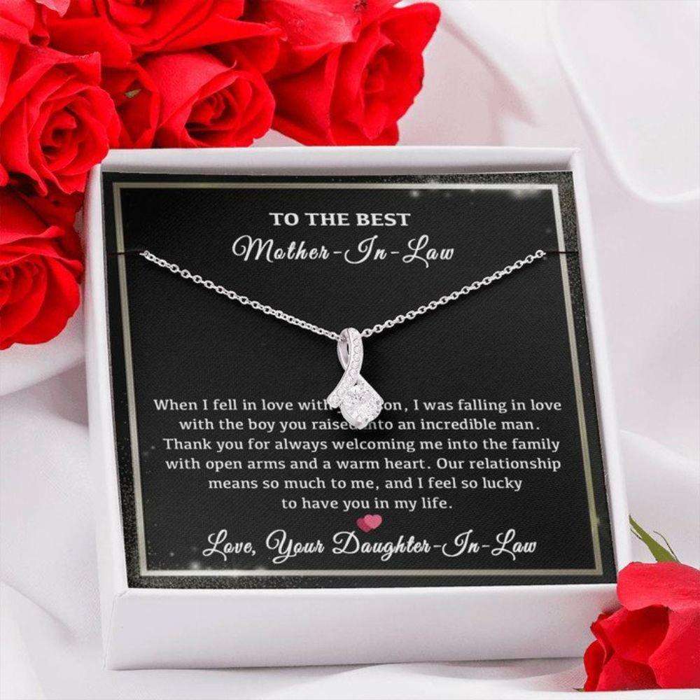 Mother-In-Law Necklace, Meaningful Gift For Your Mother-In-Law Necklace Gifts for Mother In Law Rakva