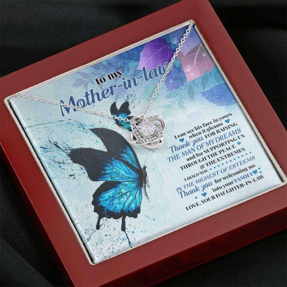 Mother In Law Necklace, Mother In Law Gift From Daughter In Law, Mothers Day Gifts Necklace Gifts For Daughter Rakva