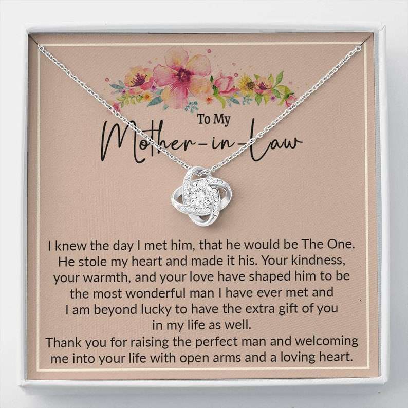 Mother-In-Law Necklace, Mother-In-Law Gift, Mother-In-Law Christmas Necklace, Birthday Card, Mothers Day, Mother In Law Gift Gifts for Mother In Law Rakva