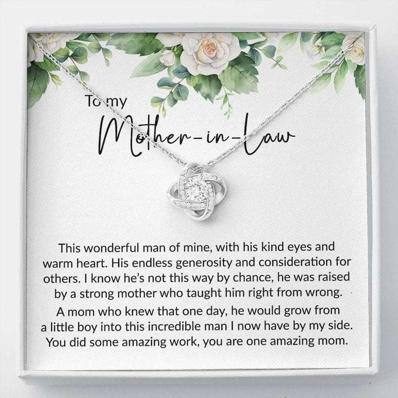 Mother-In-Law Necklace, Mother-In-Law Gift , Mother-In-Law Christmas Necklace, Mother-In-Law Birthday Card, Mothers Day V2 Gifts for Mother In Law Rakva