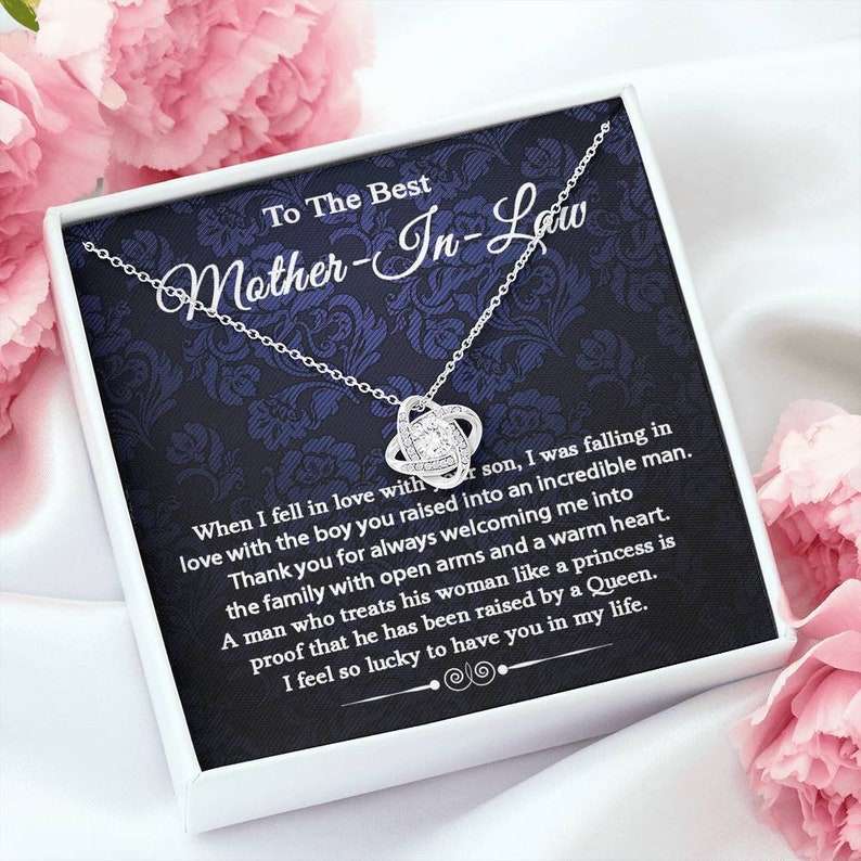 Mother-In-Law Necklace, Mother In Law Gift, Mother In Law Gifts Christmas, Gift For Mother In Law Birthday, Mother-In-Law Gift Gifts for Mother In Law Rakva