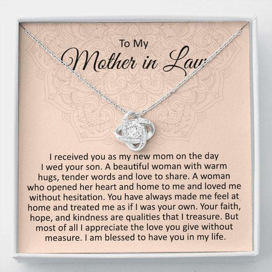 Mother-In-Law Necklace, Mother In Law Gift, Mother’S Day Gift From Daughter In Law, Mother Of Groom, Mom In Law Gift For Birthday Christmas Gifts For Daughter Rakva