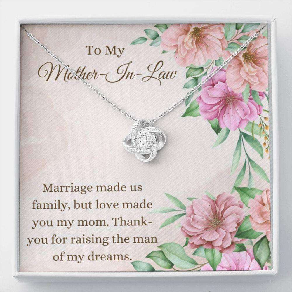 Mother-In-Law Necklace, Mother In Law Gift “ Sentimental Necklaces “ Husband Mom Necklace Gift Gifts for Mother (Mom) Rakva