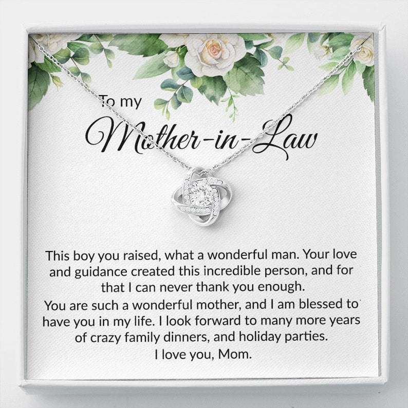 Mother-In-Law Necklace, Mother In Law Necklace Gift, Gift From Bride To Mother Of The Groom, Future Mother-In-Law Necklace, Wedding Jewelry Gift Gifts for Mother In Law Rakva