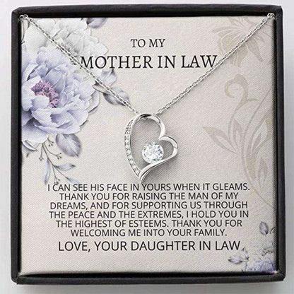 Mother-In-Law Necklace, Mother In Law Necklace Gift “ Man Of My Dreams Necklace, Mother Of The Groom, Gift For Mother-In-Law Gifts for Mother (Mom) Rakva