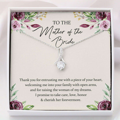 Mother-In-Law Necklace, Mother In Law Necklace “ Mother Of The Bride Gift From Groom “ Alluring Gifts for Mother (Mom) Rakva