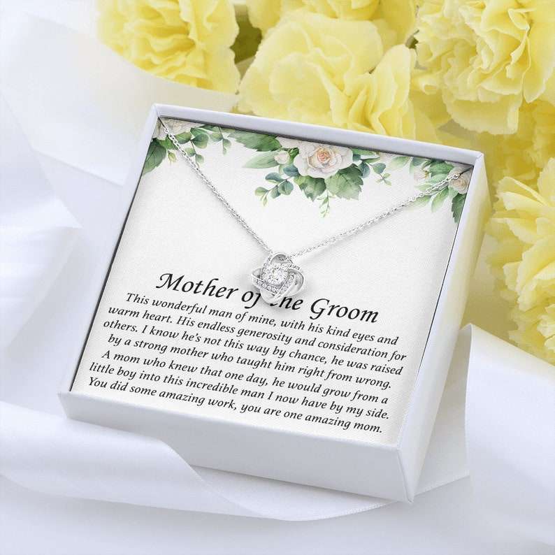 Mother-In-Law Necklace, Mother In Law Wedding Gift From Bride, Mother Of The Groom Necklace, Future Mother In Law Gift, Gift For Mother-In-Law V2 Gifts for Mother In Law Rakva