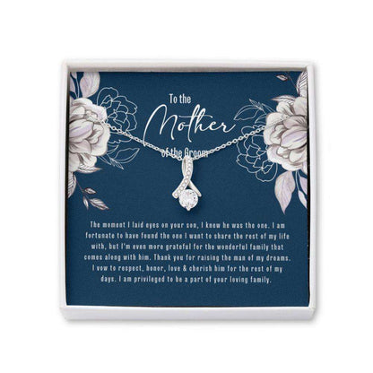 Mother-In-Law Necklace, Mother Of Groom From Daughter In Law: Mother Of The Groom Necklace Gift From Bride, Beauty Necklace Gifts For Daughter Rakva