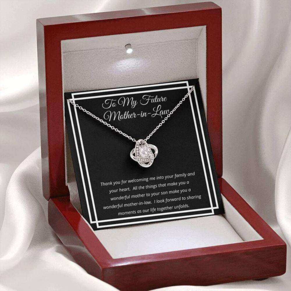 Mother-In-Law Necklace, Mother Of Groom Necklace Gift From Bride, Gift For Bonus Mom, Mother In Law Gifts for Mother (Mom) Rakva