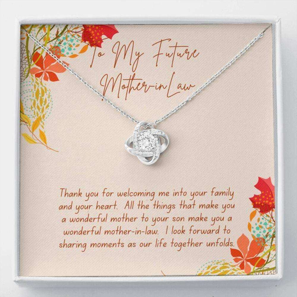 Mother-In-Law Necklace, Mother Of Groom Necklace Gift From Bride, Gift For Bonus Mom, Mother In Law Gifts for Mother (Mom) Rakva