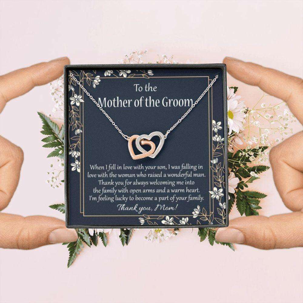 Mother-In-Law Necklace, Mother Of Groom Wedding Day Necklace Gift, Future Mother In Law Wedding Gift From Bride Gifts for Mother (Mom) Rakva