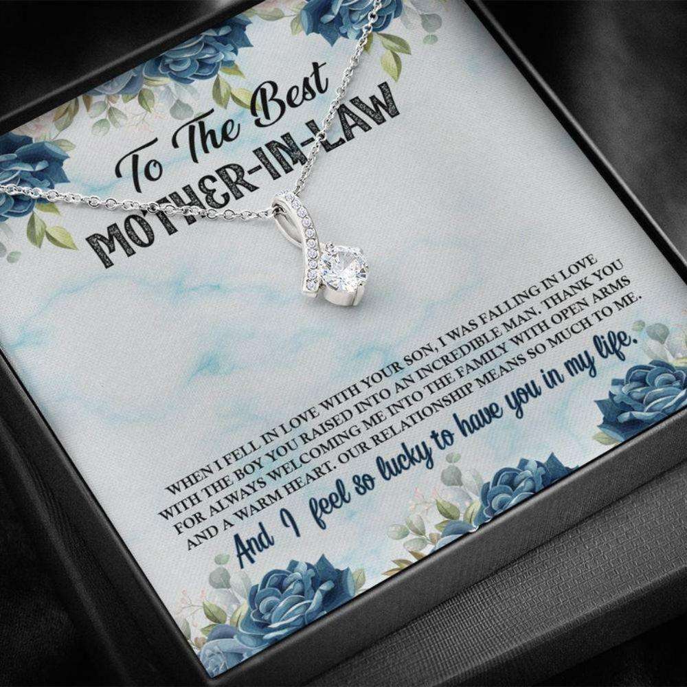 Mother In Law Necklace, Mother Of The Groom Gift From Bride, Mother In Law Wedding Gift From Bride, Wedding Gift For Mother In Law From Bride Gifts for Mother In Law Rakva