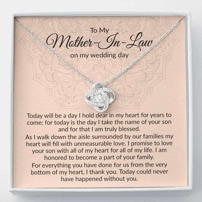 Mother-In-Law Necklace, Mother Of The Groom Gift From Bride, Sentimental Mother In Law Wedding Gift From Bride, Future Mother In Law Wedding Gift Gifts for Mother In Law Rakva