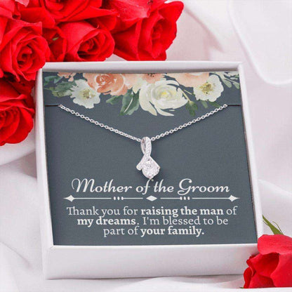 Mother-In-Law Necklace, Mother Of The Groom Gift From Necklace, Gift For Grooms Mom, Mother Of The Groom Wedding Gift Necklace Gifts for Mother (Mom) Rakva