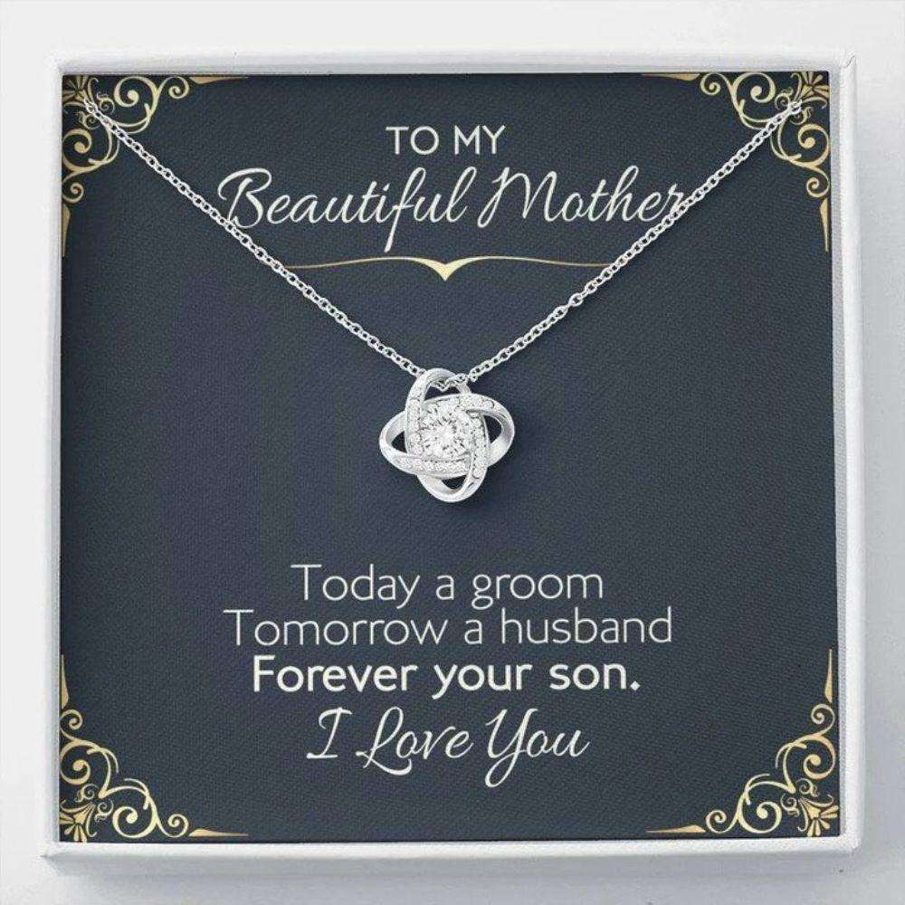 Mother-In-Law Necklace, Mother Of The Groom Gift From Son To Mom Gift Wedding Gift For Mom, Gift From Groom To Mother Gifts for Mother In Law Rakva