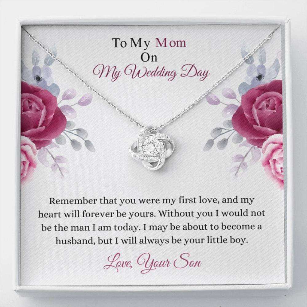 Mother-In-Law Necklace, Mother Of The Groom Gift “ Mom Wedding Necklace “ Mom Groom Gift “ Wedding Day Gift Gifts for Mother (Mom) Rakva