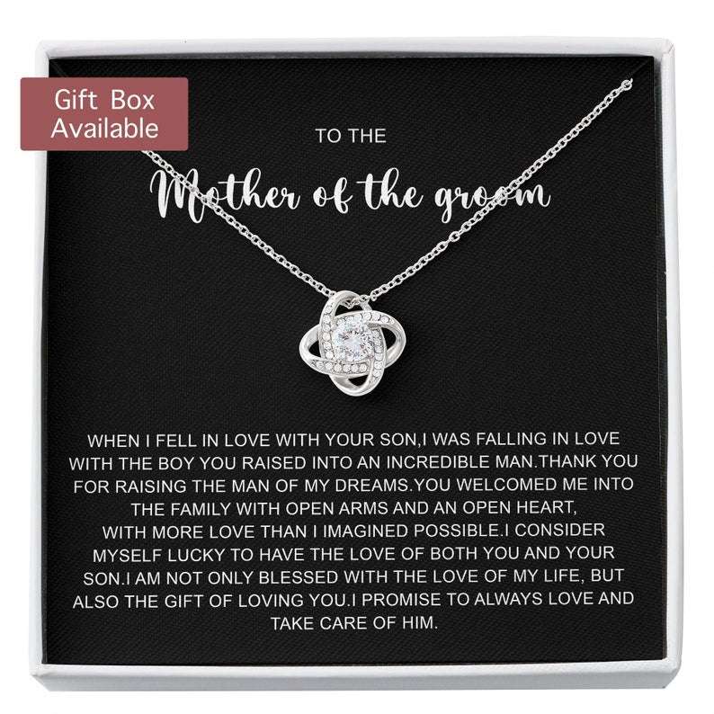 Mother-In-Law Necklace, Mother Of The Groom Gift, Mother Of The Groom Gift From Bride, Mother Of The Groom Wedding Gift Gifts for Mother In Law Rakva