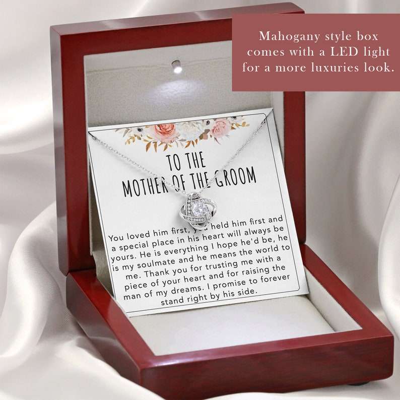 Mother-In-Law Necklace, Mother Of The Groom Gift, Mother Of The Groom Gift From Bride, Mother Of The Groom Wedding Gift Gifts for Mother In Law Rakva