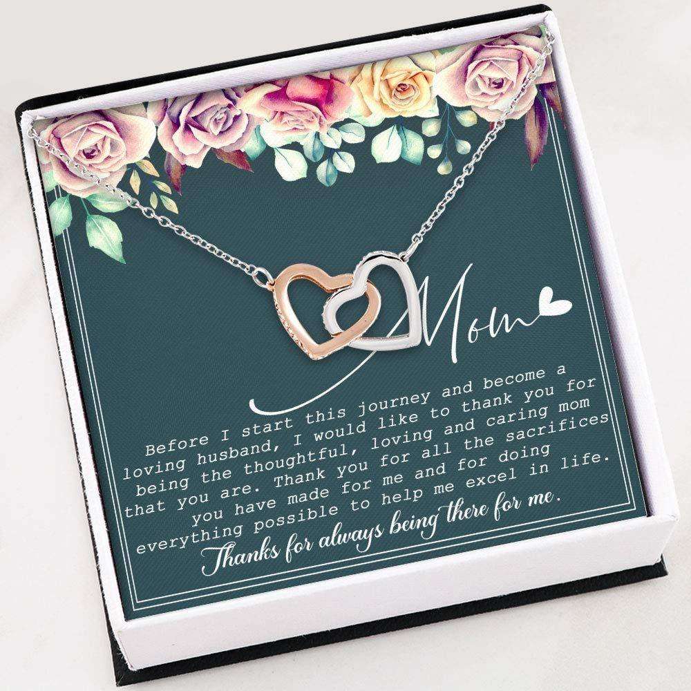 Mother-In-Law Necklace, Mother Of The Groom Gift Necklace “ Necklace With Gift Box For Birthday Christmas Gifts for Mother (Mom) Rakva