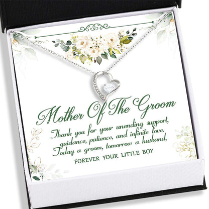 Mother-In-Law Necklace, Mother Of The Groom Necklace “ Forever Love Necklace “ Mother Of The Groom Gift From Bride V2 Gifts for Mother (Mom) Rakva