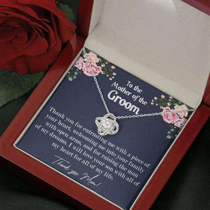 Mother-In-Law Necklace, Mother Of The Groom Necklace Gift From Bride, Thank You Mother-In-Law Wedding Gifts for Mother (Mom) Rakva