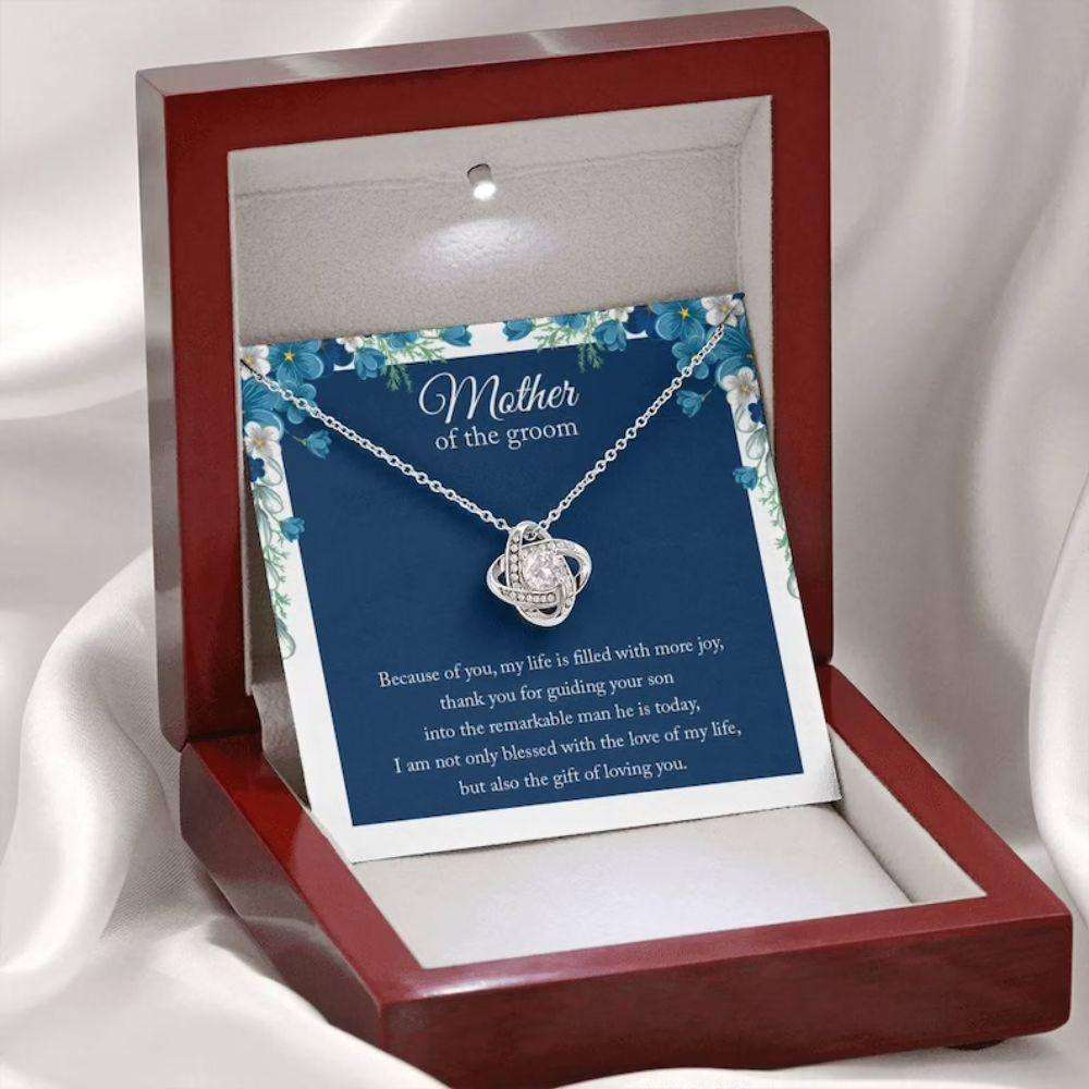 Mother-In-Law Necklace, Mother Of The Groom Necklace Gift, Wedding Day Gift For Mother Of The Groom Gifts for Mother (Mom) Rakva