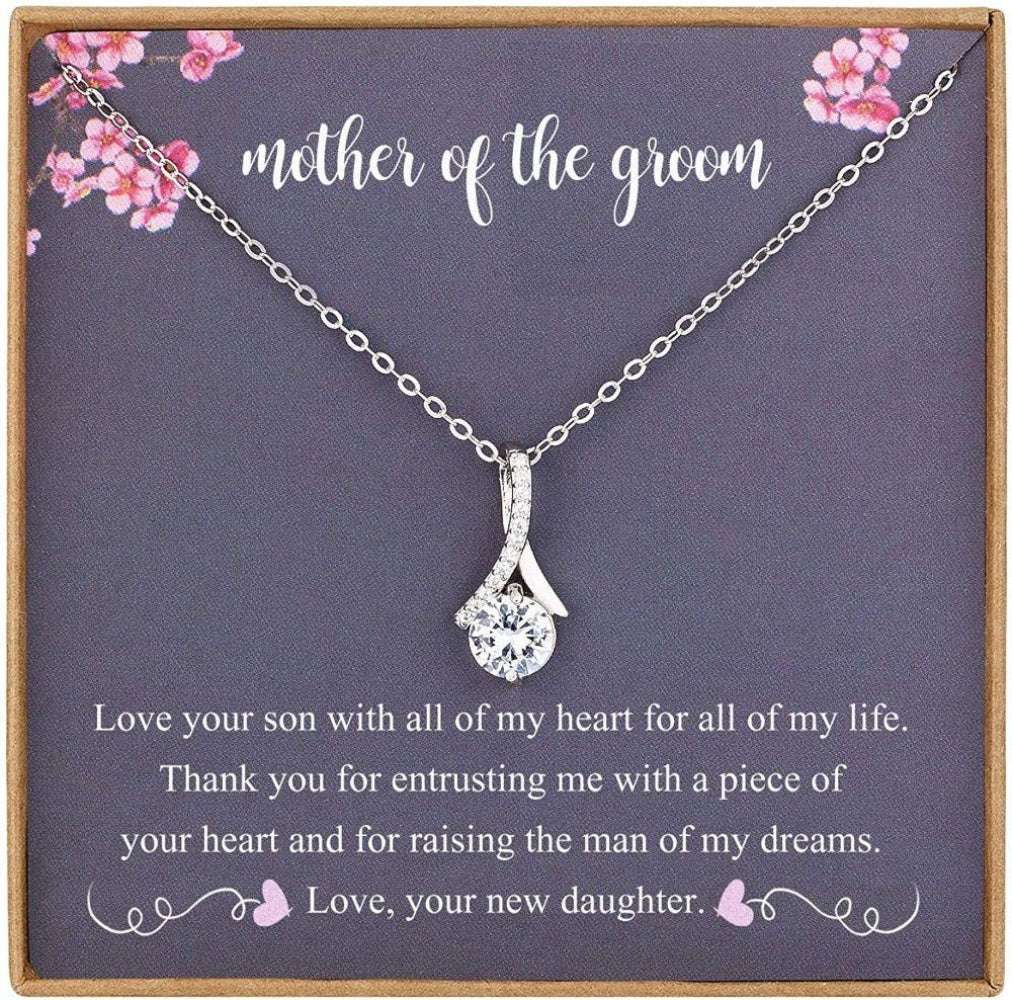 Mother-In-Law Necklace, Mother Of The Groom Necklace Gifts, Necklace Gift For Mom On Wedding Day Gifts for Mother (Mom) Rakva