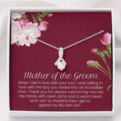 Mother-In-Law Necklace, Mother Of The Groom Necklace, Mother In Law Necklace, Gift From Bride, Mil Gift, Wedding Gift Gifts for Mother (Mom) Rakva