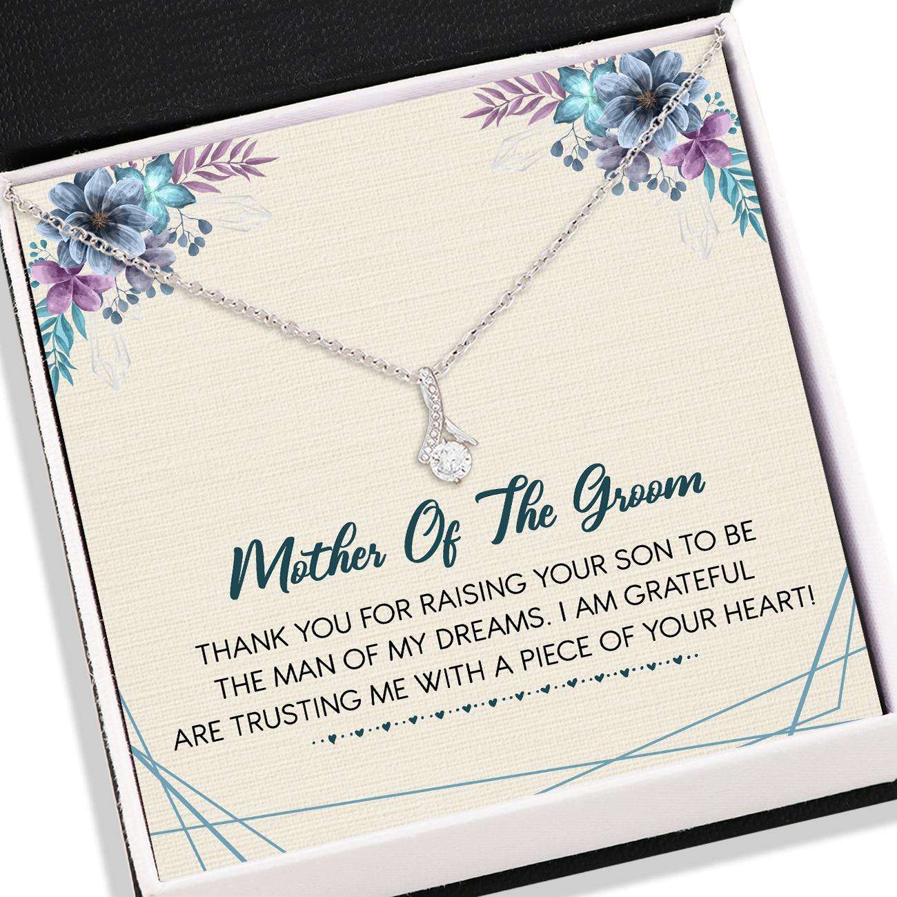 Mother-In-Law Necklace, Mother Of The Groom Necklace “ Wedding Gift For Mother Of The Groom Parent Of Groom V1 Gifts for Mother (Mom) Rakva