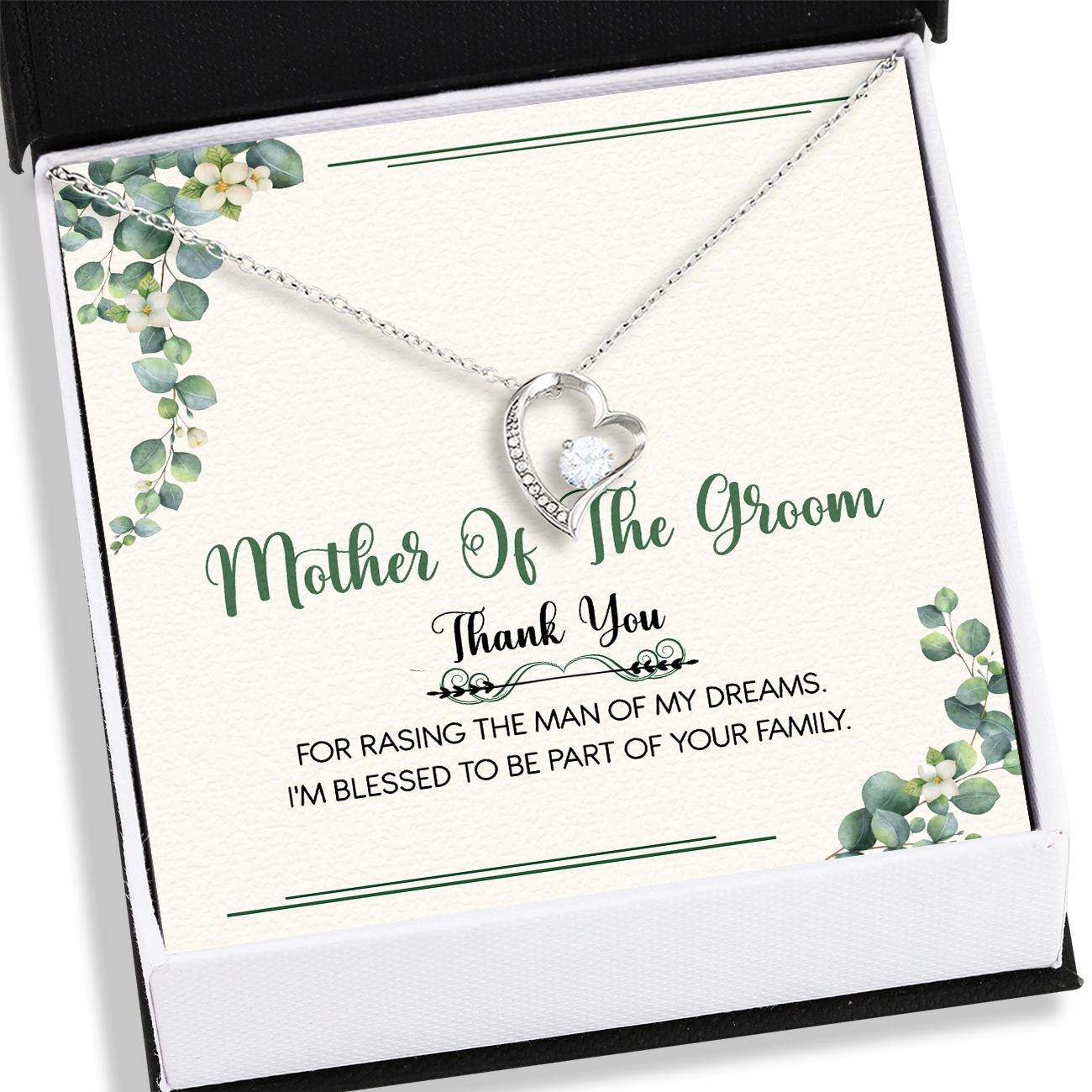 Mother-In-Law Necklace, Mother Of The Groom Necklace “ Wedding Gift For Mother Of The Groom Parent Of Groom V2 Gifts for Mother (Mom) Rakva