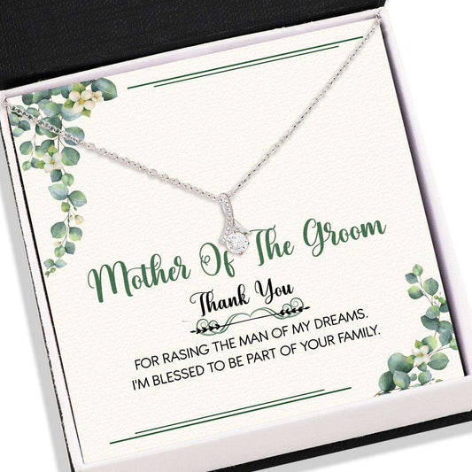 Mother-In-Law Necklace, Mother Of The Groom Necklace “ Wedding Gift For Mother Of The Groom Parent Of Groom V2 Gifts for Mother (Mom) Rakva