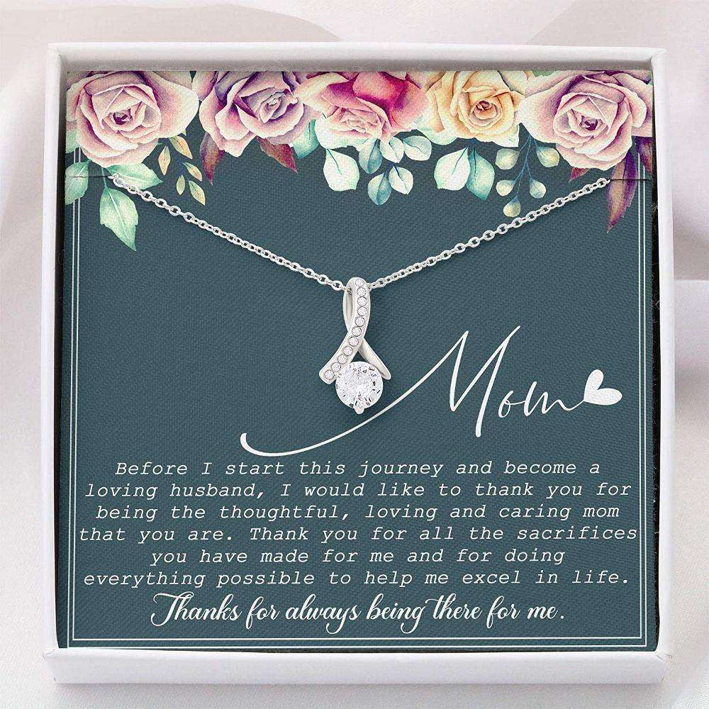 Mother-In-Law Necklace, Mother Of The Groom Wedding Gift Necklace Gifts for Mother (Mom) Rakva