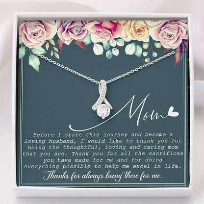 Mother-In-Law Necklace, Mother Of The Groom Wedding Gift Necklace Gifts for Mother (Mom) Rakva